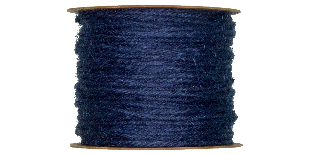 HALBACH Jutekordel Basic – 50 M, Grau, 100% Naturjute, Für Basteln & Deko