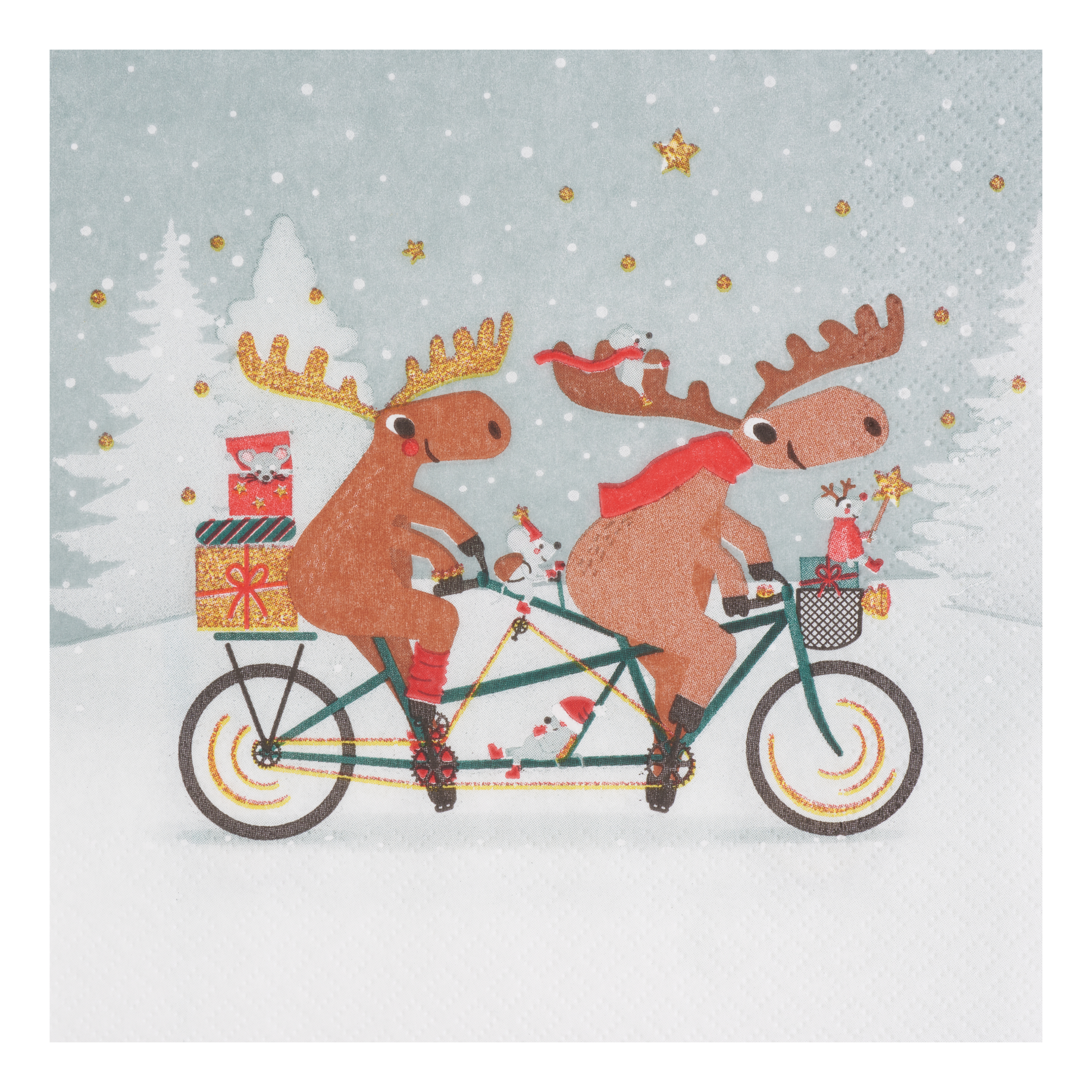Merry Christmas Papierservietten Von Caspari – 20 Stück, Festlich & Umweltfreundlich