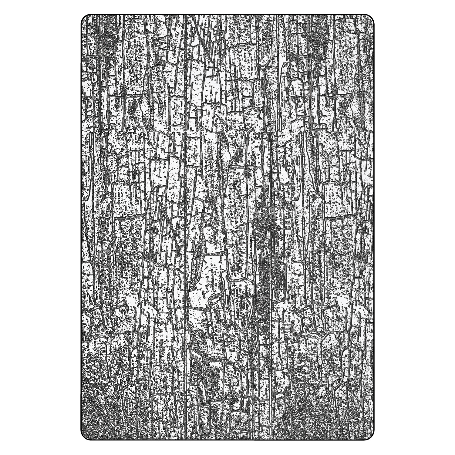 Sizzix 3D-Prägeschablone by Tim Holtz 15.2x21.6cm Prägeschablonen Scrapbooking
